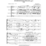 14 Bagatelles, Op. 6, Nos. 8-14 - Sax Quartet SATB/AATB