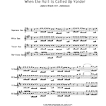When the Roll is Called up Yonder - Sax Quartet SATB/AATB