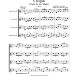 Etude in A-flat Major - Sax Quartet SATB/AATB