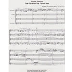 Girl with the Flaxen Hair - Saxophone Quartet (SATB)