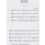 Partita - Saxophone Quartet (SATB)