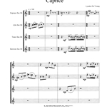 Divertimento - Saxophone Quartet (SATB)
