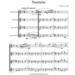 Nocturne - Saxophone Quartet (SATB)