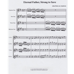 Eternal Father, Strong to Save - Saxophone Quartet (SATB)