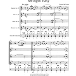Swingin' Easy - Sax Quartet SATB (with opt. Drum Set)
