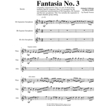 Fantasia No. 3 - Saxophone Trio