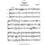 Variations on a Medieval Song - Saxophone Trio (SAB)