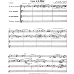 Fugue in G minor - Saxophone Quartet (SATB)