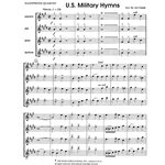 U.S. Miltary Hymns - Saxophone Quartet (SATB)