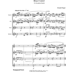 Blues Control - Saxophone Quartet (SATB)