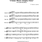 O Father Whose Almighty Power - Saxophone Quartet (SATB)