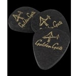 Golden Gate FP-2 Ukulele Felt Picks, Black - 3 Pack