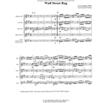 Wall Street Rag - Saxophone Quartet (SATB/AATB)