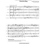 Patricia Rag - Saxophone Quartet (SATB/AATB)