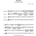 Musette - Saxophone Quartet (SATB)