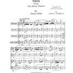 Vilia from "The Merry Widow" - Saxophone Quartet (SATB)