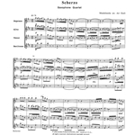Scherzo from "A Midsummer Night's Dream" - Saxophone Quartet (SATB)