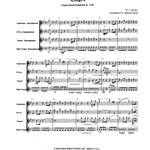 Allegro from "Divertimento, K. 270" - Saxophone Quartet (SATB)