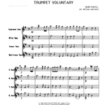 Trumpet Voluntary - Saxophone Quartet (SATB)
