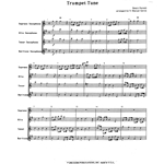 Trumpet Tune - Saxophone Quartet (SATB)
