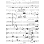 Oveture, Air, Minuet and Jig - Saxophone Quartet (SATB)