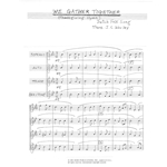 We Gather Together (Thanksgiving Hymn) - Saxophone Quartet (SATB)