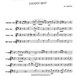 Danny Boy - Saxophone Quartet (SATB)