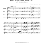 Dance of the Sugar Plum Fairy - Saxophone Quartet (SATB)