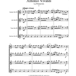 La Primavera - Saxophone Quartet (SATB)