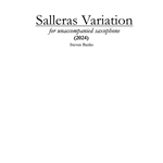 Salleras Variation - Saxophone Unaccompanied