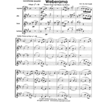 Weberama Medley - Saxophone Quartet (SATB)