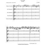 Little Fugue in G Minor - Sax Quintet (SAATB)