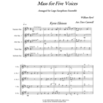 Mass for Five Voices - Saxophone Quintet (SAATB)