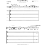 Internal Bleeding - Saxophone Quintet (SSATB)