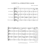 Lament for a Forgotten Cause - Saxophone Quintet (SAATB)