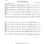 Notas Pal Pedro - Sax Quintet (w/ opt. Drums) AATTB