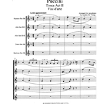 Visi d'Arte from "Tosca" - Saxophone Quintet (SAATB)