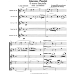 O Soave Fanciulla from "La Boheme" - Saxophone Quintet (SAATB)