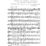 Oboe Sonata No. 3 - Solo Soprano Saxophone and Sax Quartet (AATB)