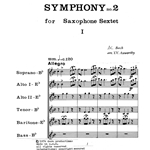 Symphony No. 2 - Saxophone Sextet (SAATBBs)