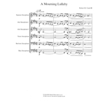 Mourning Lullaby - Saxophone Sextet (SAATBBs)