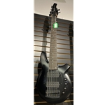 Consigned Ernie Ball Music Man Bongo 6 HH, Stealth Black, w/ Hardshell Case