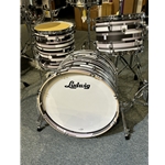 Ludwig Limited Neusonic Downbeat 3-Piece Drum Set - Digital Black Oyster