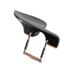 Knilling Violin Chinrest - Guarneri Style, Ebonite Construction, 4/4 Size