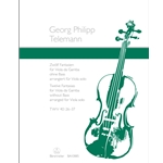 12 Fantasias for Viola da Gamba, TWV 40:26-37 - Viola Unaccompanied