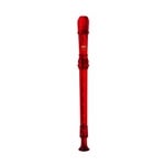 MPI Prism 2-piece Soprano Recorder Red