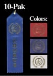 Chorus Award Ribbon - BLUE 10 Pak
