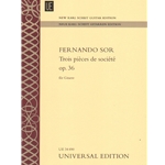 Trois Pieces de Societe, Op. 36 - Classical Guitar