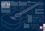 Acoustic Guitar Anatomy and Mechanics Wall Chart - Poster