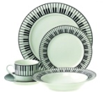 20 Piece Keyboard Dinnerware Set